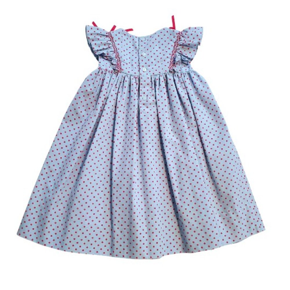 Petit Ami Smocked Butterfly Dress Size 18m - Picture 5 of 6